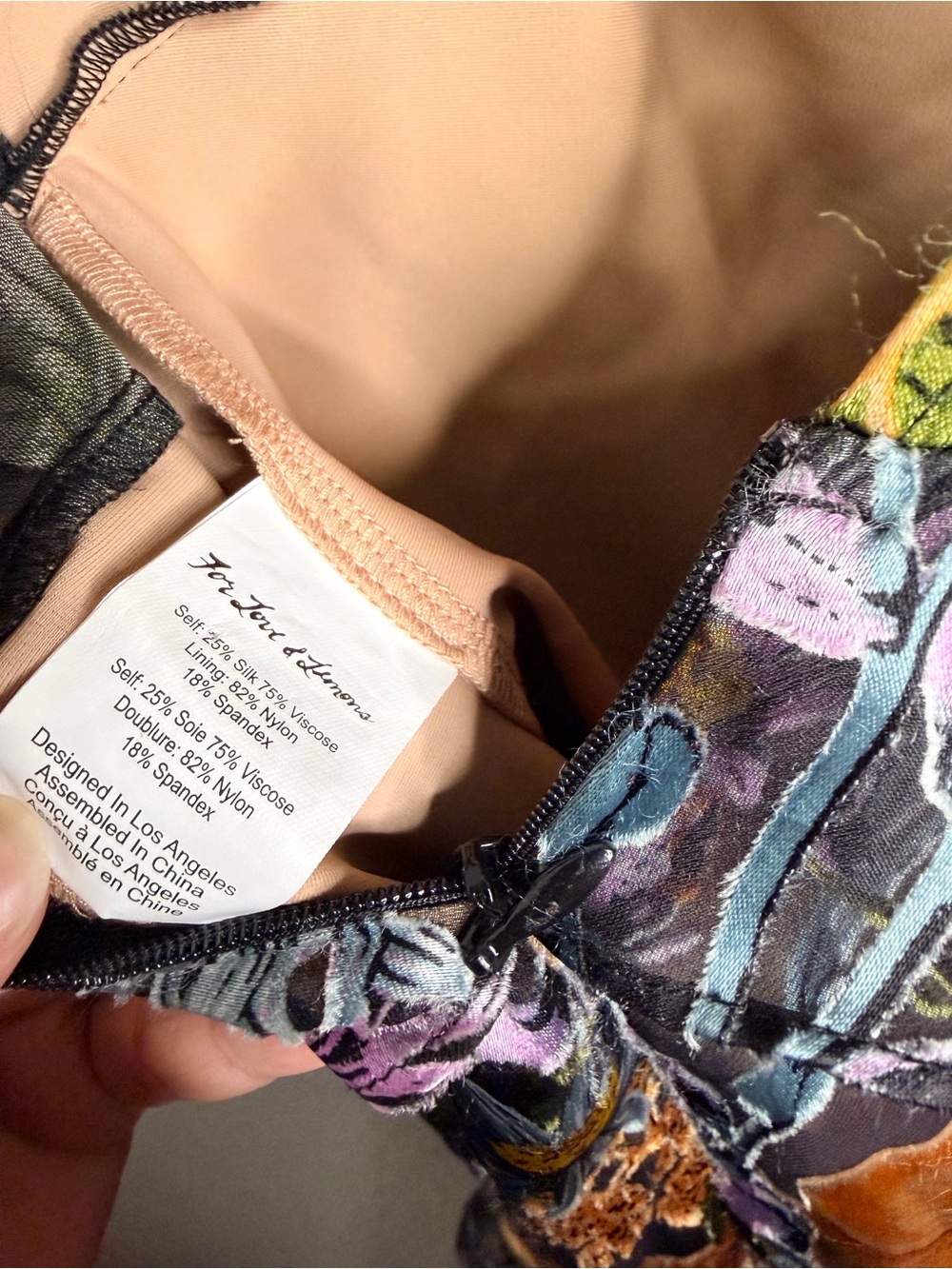 For Love & Lemons Floral Cutout Maxi Dress XS - Picture 8 of 12